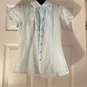 Banana Republic Soft Blue Blouse
